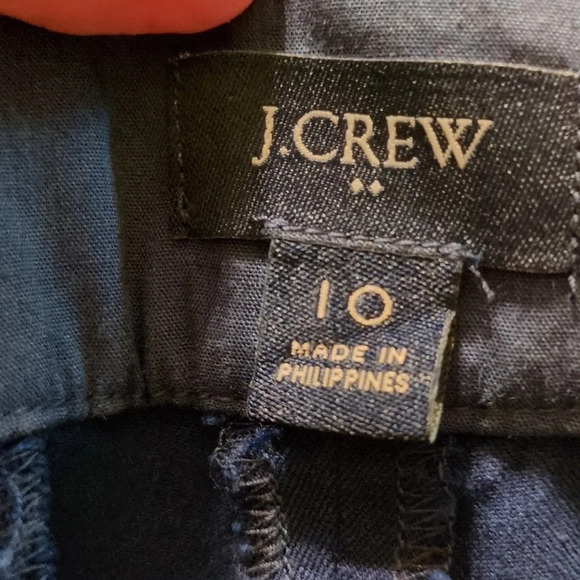 J. Crew Cotton Kelsey Flare Cropped Pants 10 - Picture 6 of 8